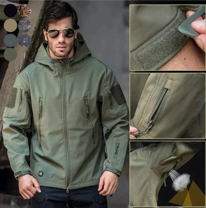 Waterproof Men's Military Jacket