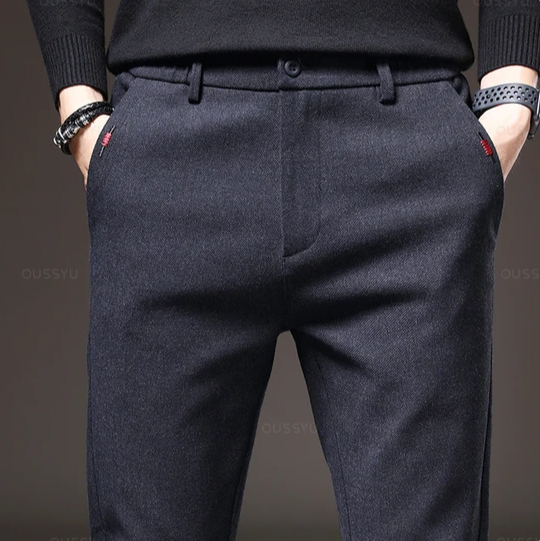 Men's Brushed Fabric Casual Pants