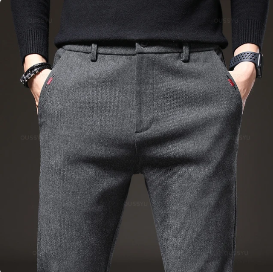 Men's Brushed Fabric Casual Pants